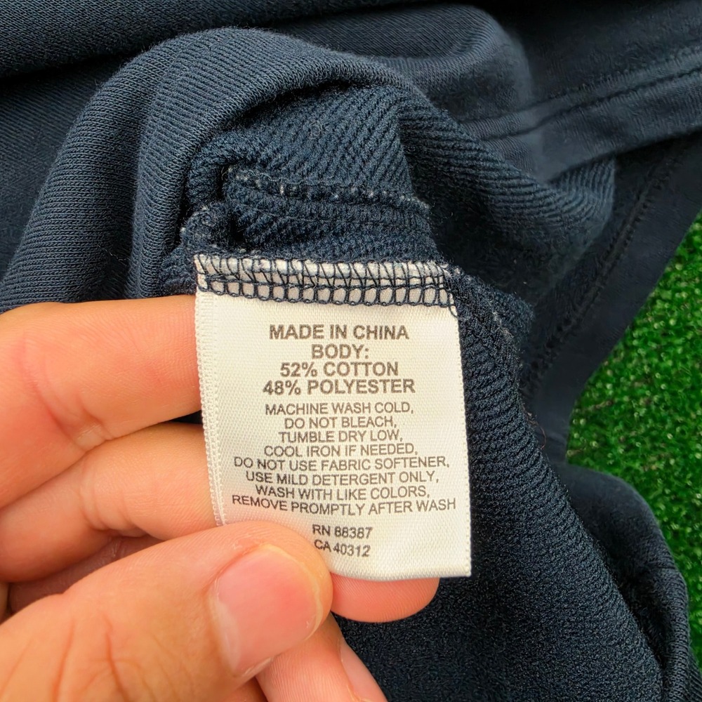 Pepsi Employee Quarter Zip Sweatshirt Mens XL Navy Pullover Uniform Work Wear - Picture 8 of 9